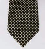 Black and white check tie M&S Marks and Spencer machine washable vintage 1990s